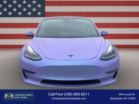 Photos of 2021 Tesla Model 3 Standard Range Plus Sedan 4D for sale in Mocksville, NC at Carolina Direct Auto Sales