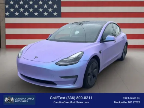 Red 2021 Tesla Model 3 Standard Range Plus Sedan 4D for sale in Mocksville, NC