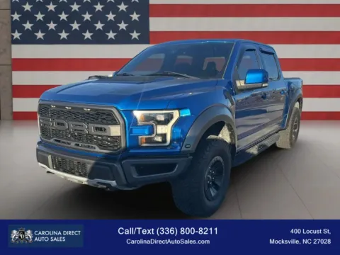 Blue 2018 Ford F-150 SuperCrew Cab Raptor Pickup 4D 5 1/2 ft for sale in Mocksville, NC