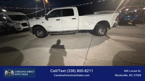 White 2024 Ram 3500 Crew Cab Big Horn Pickup 4D 8 ft for sale in Mocksville, NC