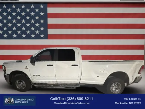 White 2024 Ram 3500 Crew Cab Big Horn Pickup 4D 8 ft for sale in Mocksville, NC