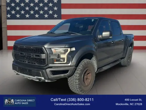 Gray 2018 Ford F-150 SuperCrew Cab Raptor Pickup 4D 5 1/2 ft for sale in Mocksville, NC