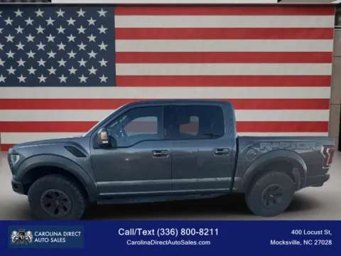 Gray 2018 Ford F-150 SuperCrew Cab Raptor Pickup 4D 5 1/2 ft for sale in Mocksville, NC