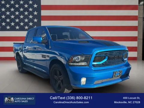 Another view of 2018 Ram 1500 Crew Cab Sport Pickup 4D 5 1/2 ft for sale in Mocksville, NC at Carolina Direct Auto Sales