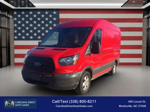 Red 2019 Ford Transit 250 Van Medium Roof w/Dual Sliding Side Doors w/RWB Van 4D for sale in Mocksville, NC