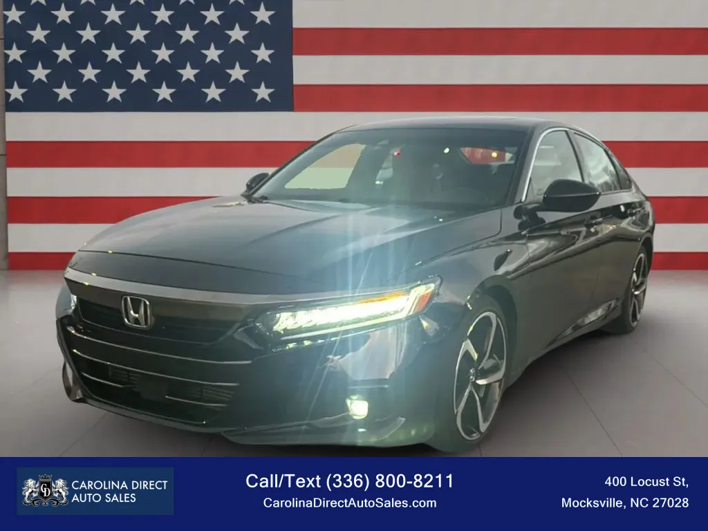 Black 2021 Honda Accord Sport Sedan 4D for sale in Mocksville, NC