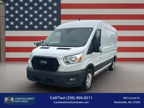White 2021 Ford Transit 250 Cargo Van Medium Roof w/LWB Van 3D for sale in Mocksville, NC