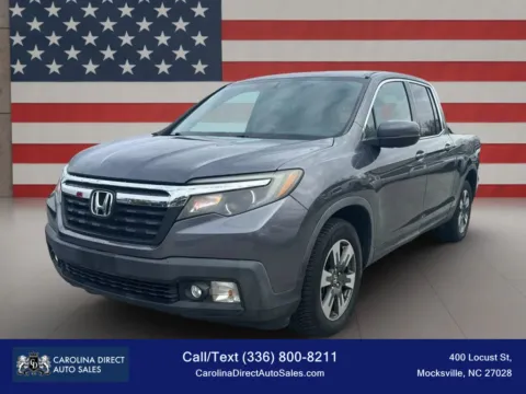 Gray 2017 Honda Ridgeline RTL Pickup 4D 5 ft for sale in Mocksville, NC