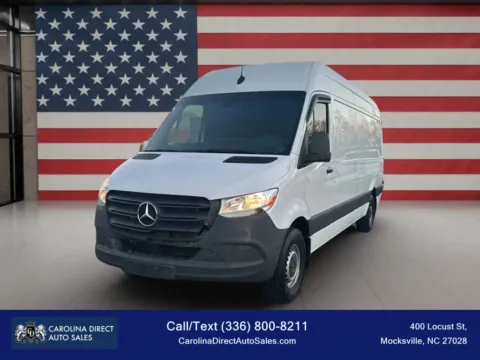 White 2021 Mercedes-Benz Sprinter 2500 Cargo High Roof w/170' WB Van 3D for sale in Mocksville, NC
