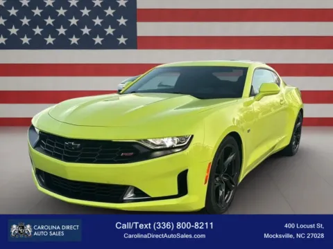 Yellow 2021 Chevrolet Camaro LT Coupe 2D for sale in Mocksville, NC