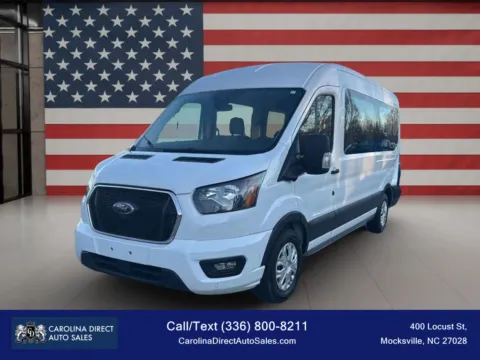White 2023 Ford Transit 350 Passenger Van XLT w/Medium Roof Van 3D for sale in Mocksville, NC