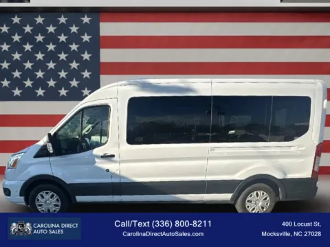 White 2022 Ford Transit 350 Passenger Van XLT w/Medium Roof Van 3D for sale in Mocksville, NC