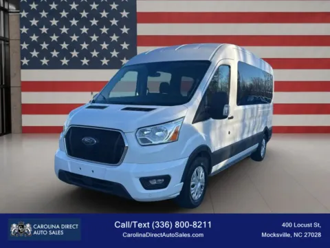 White 2022 Ford Transit 350 Passenger Van XLT w/Medium Roof Van 3D for sale in Mocksville, NC