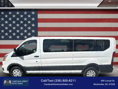 White 2022 Ford Transit 350 Passenger Van XLT w/Low Roof Van 3D for sale in Mocksville, NC