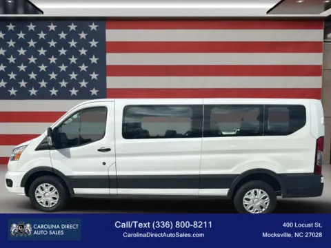 White 2022 Ford Transit 350 Passenger Van XLT w/Low Roof Van 3D for sale in Mocksville, NC