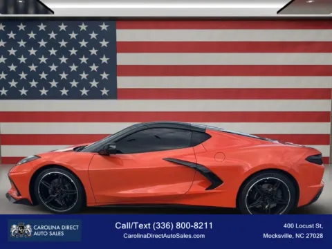 Orange 2020 Chevrolet Corvette Stingray Coupe 2D for sale in Mocksville, NC