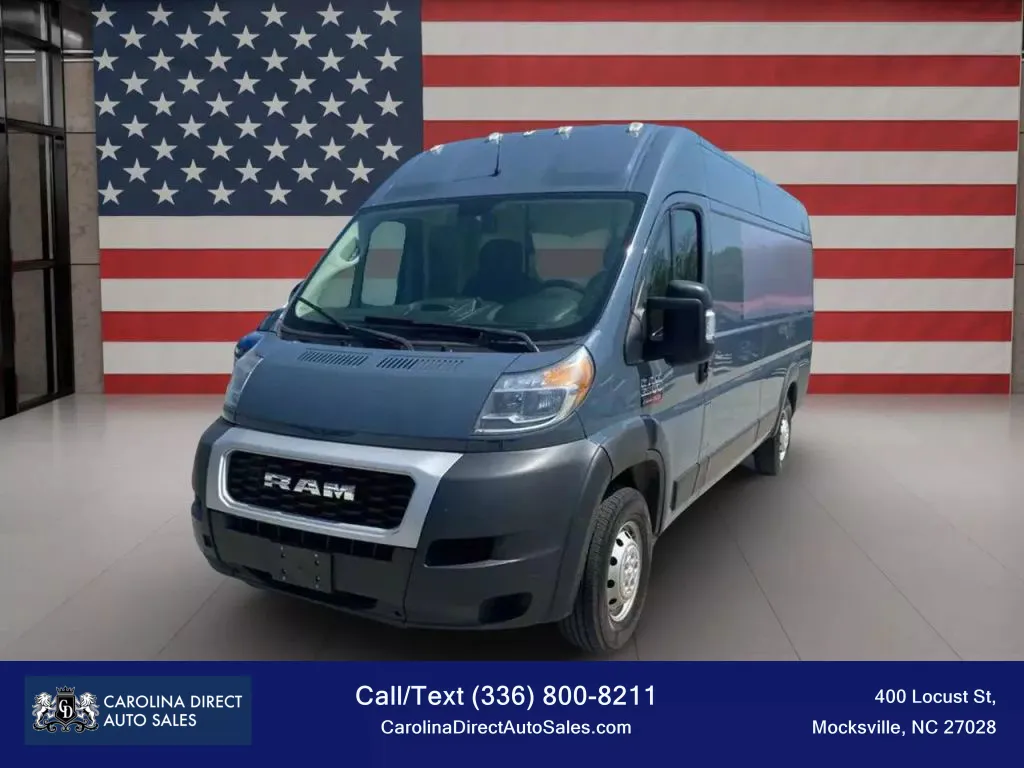 2019 Ram ProMaster Cargo Van 3500 High Roof Extended Van 3D for sale in Mocksville, NC