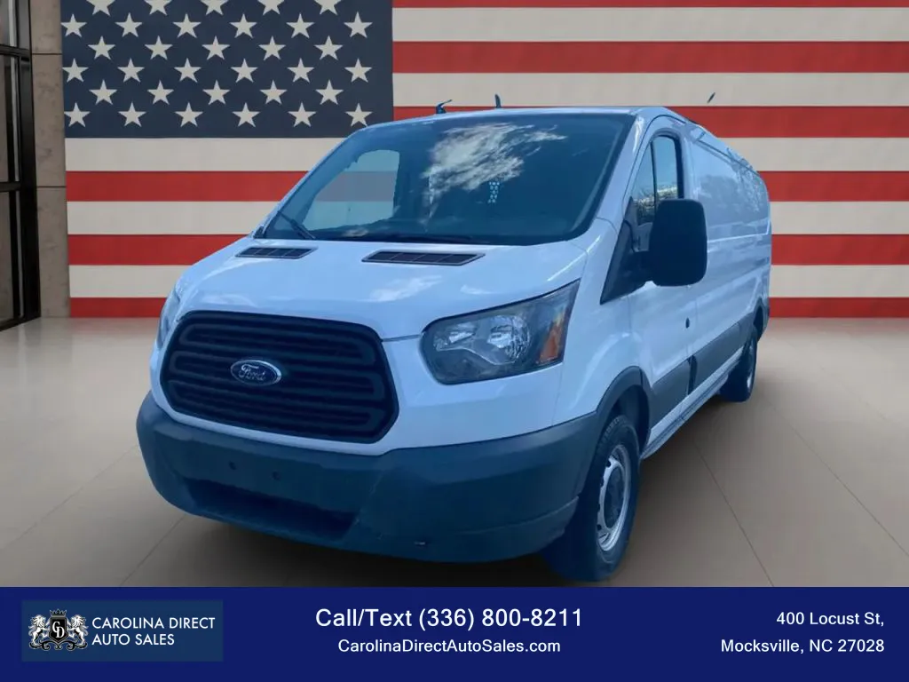 White 2016 Ford Transit 250 Van Low Roof w/60/40 Side Door w/LWB Van 3D for sale in Mocksville, NC
