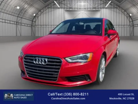 Red 2015 Audi A3 2.0T Premium Plus Sedan 4D for sale in Mocksville, NC