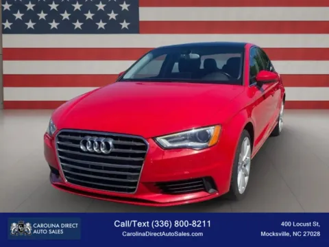 Red 2015 Audi A3 2.0T Premium Plus Sedan 4D for sale in Mocksville, NC
