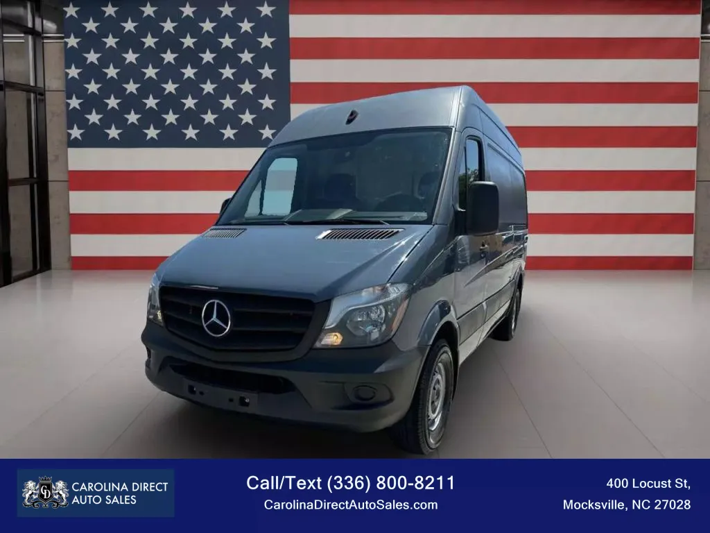 Blue 2018 Mercedes-Benz Sprinter 2500 Cargo Standard Roof w/144' WB Van 3D for sale in Mocksville, NC