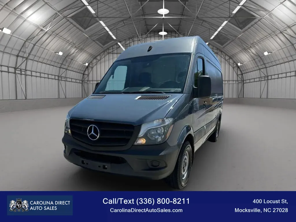 Gray 2018 Mercedes-Benz Sprinter 2500 Cargo Standard Roof w/144' WB Van 3D for sale in Mocksville, NC