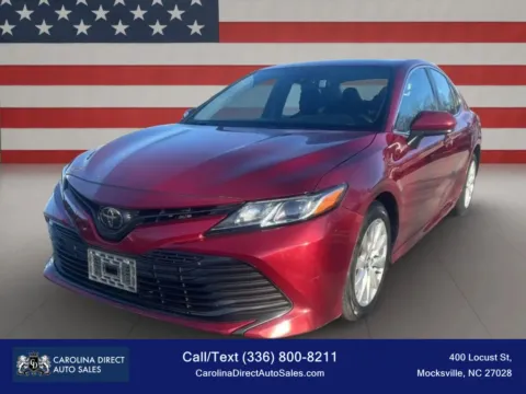 Red 2020 Toyota Camry LE Sedan 4D for sale in Mocksville, NC