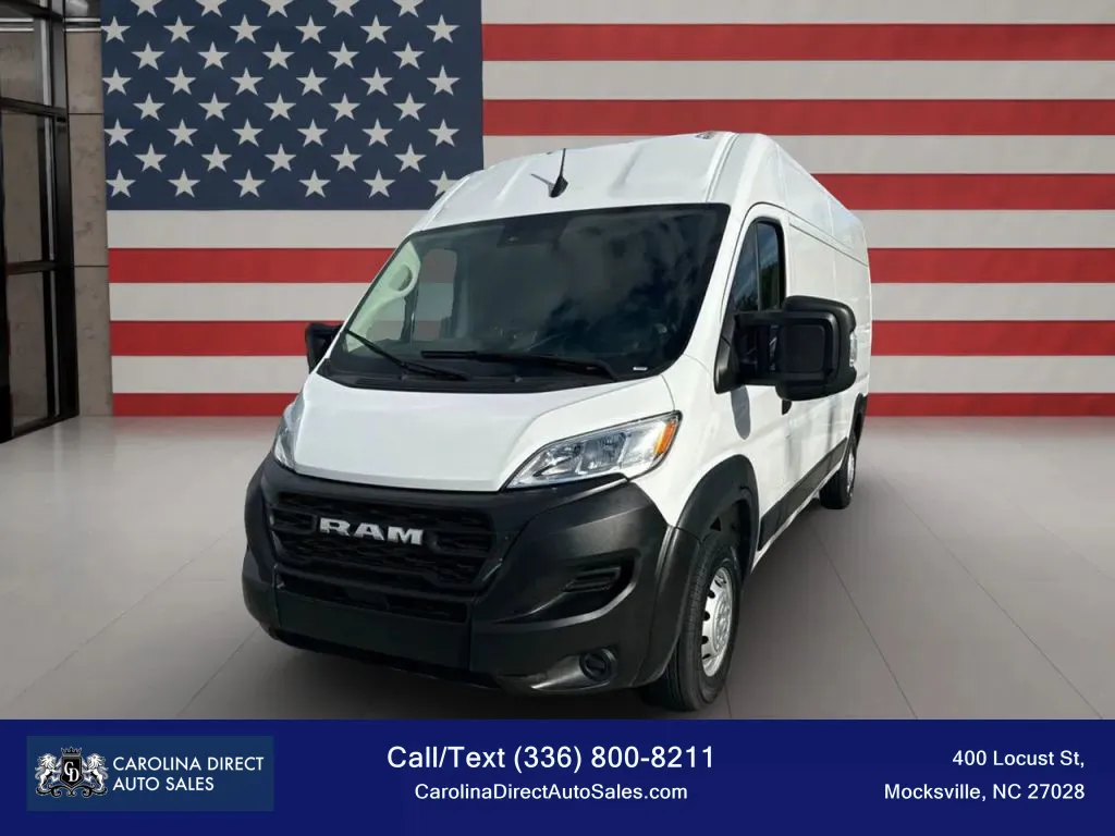 White 2023 Ram ProMaster Cargo Van 2500 High Roof Van 3D for sale in Mocksville, NC