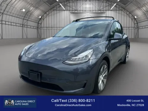Gray 2020 Tesla Model Y Long Range Sport Utility 4D for sale in Mocksville, NC