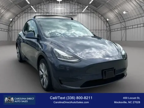 Another view of 2020 Tesla Model Y Long Range Sport Utility 4D for sale in Mocksville, NC at Carolina Direct Auto Sales