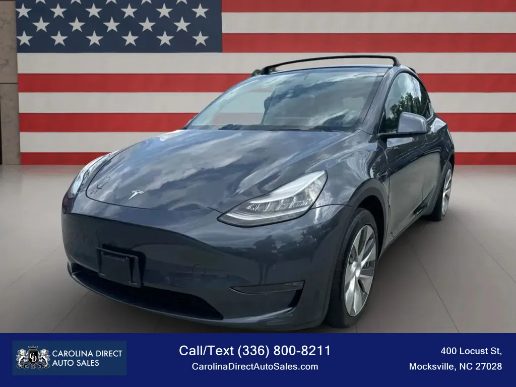 Gray 2020 Tesla Model Y Long Range Sport Utility 4D for sale in Mocksville, NC