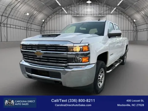 White 2018 Chevrolet Silverado 2500 HD Crew Cab LT Pickup 4D 6 1/2 ft for sale in Mocksville, NC