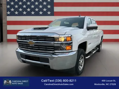White 2018 Chevrolet Silverado 2500 HD Crew Cab LT Pickup 4D 6 1/2 ft for sale in Mocksville, NC