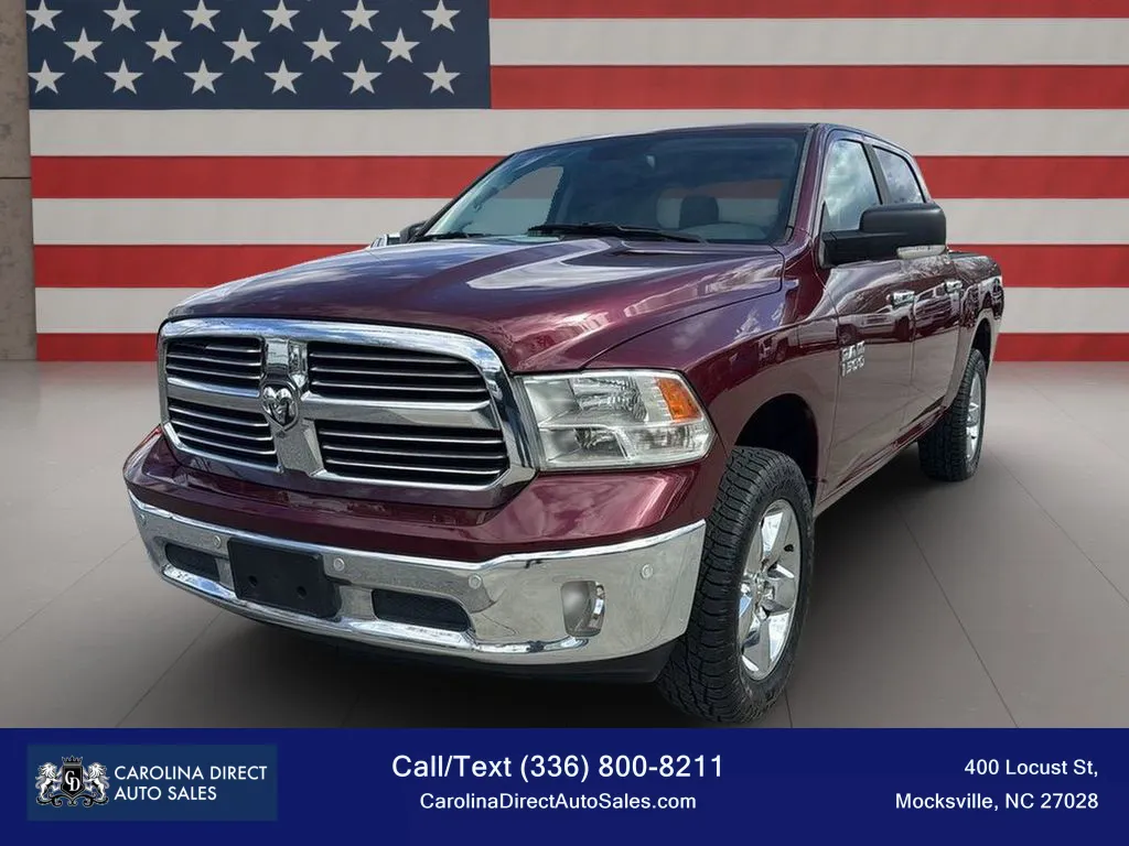 Red 2017 Ram 1500 Crew Cab Big Horn Pickup 4D 5 1/2 ft for sale in Mocksville, NC