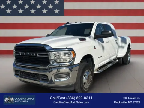 White 2019 Ram 3500 Mega Cab Big Horn Pickup 4D 6 1/3 ft for sale in Mocksville, NC