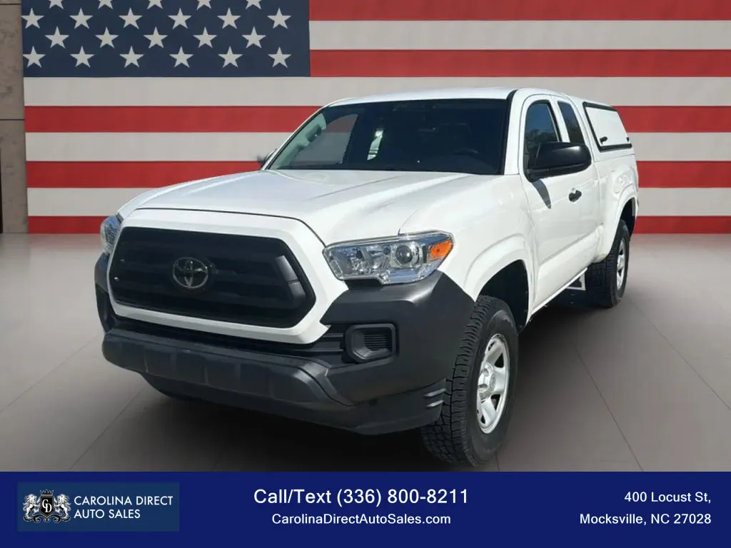 White 2021 Toyota Tacoma Access Cab SR Pickup 4D 6 ft for sale in Mocksville, NC