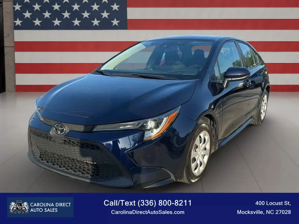 Blue 2022 Toyota Corolla LE Sedan 4D for sale in Mocksville, NC