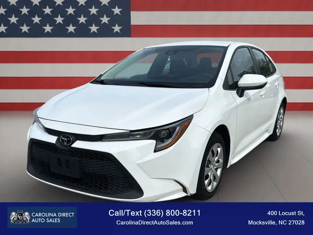 White 2022 Toyota Corolla LE Sedan 4D for sale in Mocksville, NC