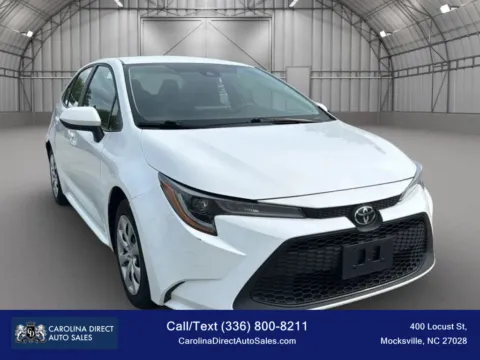 Another view of 2022 Toyota Corolla LE Sedan 4D for sale in Mocksville, NC at Carolina Direct Auto Sales