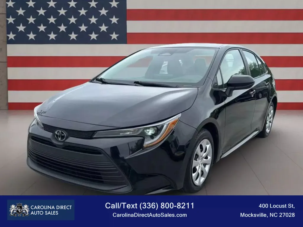 Black 2023 Toyota Corolla LE Sedan 4D for sale in Mocksville, NC