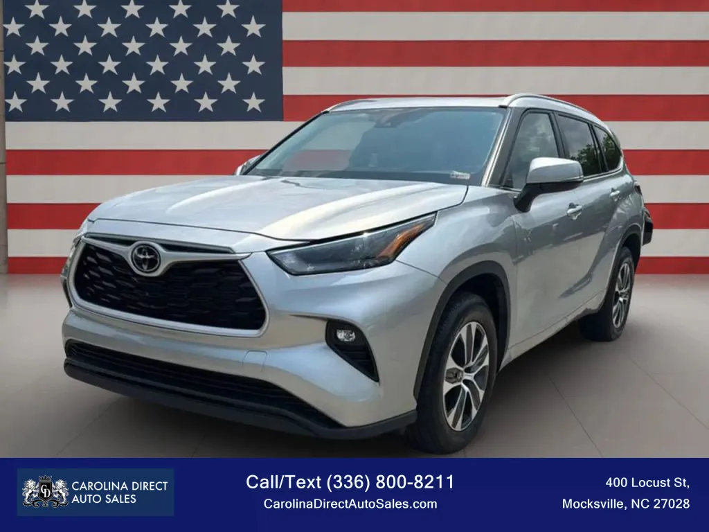Silver 2023 Toyota Highlander XLE Sport Utility 4D for sale in Mocksville, NC