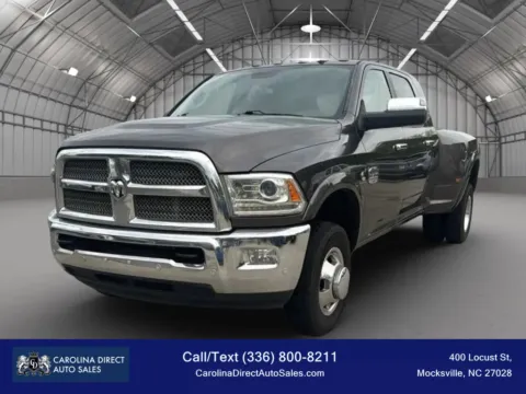Red 2016 Ram 3500 Mega Cab Laramie Longhorn Pickup 4D 6 1/3 ft for sale in Mocksville, NC