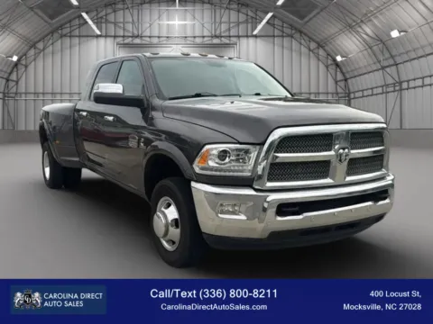 Another view of 2016 Ram 3500 Mega Cab Laramie Longhorn Pickup 4D 6 1/3 ft for sale in Mocksville, NC at Carolina Direct Auto Sales