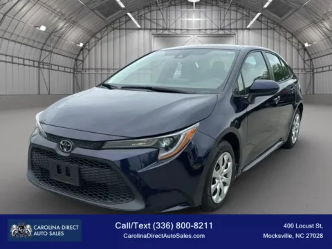 Blue 2022 Toyota Corolla LE Sedan 4D for sale in Mocksville, NC
