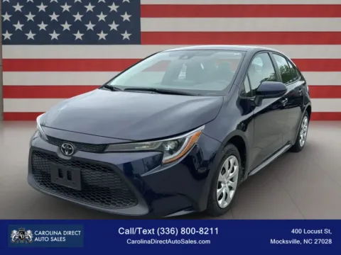 Blue 2022 Toyota Corolla LE Sedan 4D for sale in Mocksville, NC