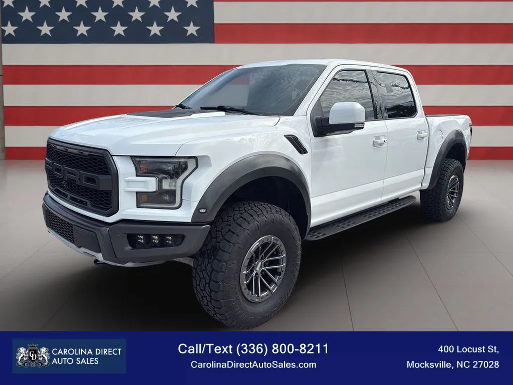 Blue 2017 Ford F-150 SuperCrew Cab Raptor Pickup 4D 5 1/2 ft for sale in Mocksville, NC