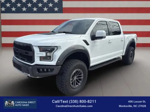 White 2017 Ford F-150 SuperCrew Cab Raptor Pickup 4D 5 1/2 ft for sale in Mocksville, NC