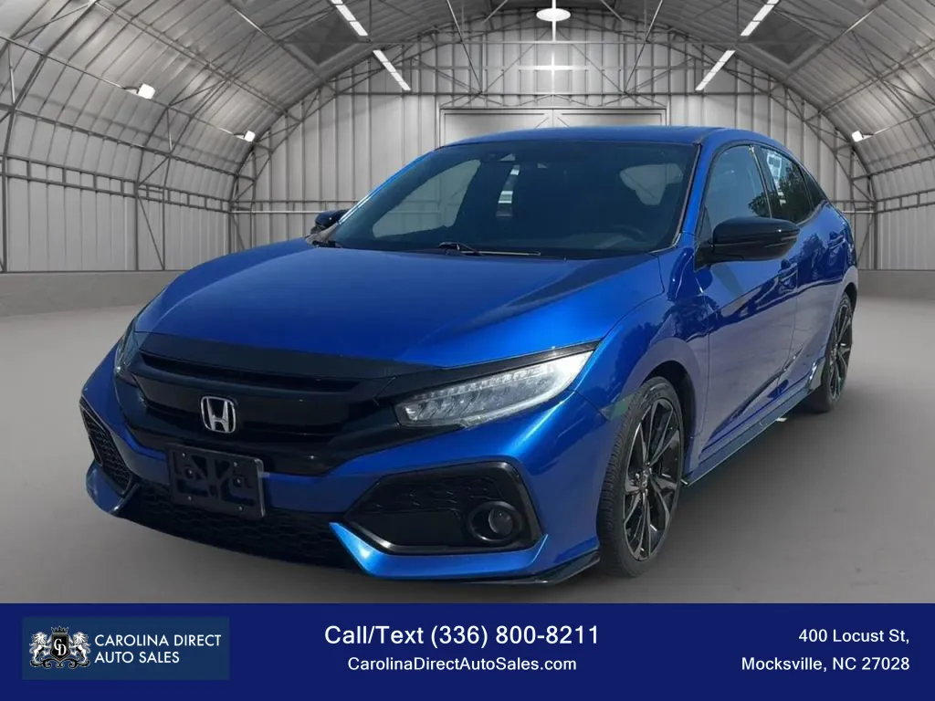 Blue 2017 Honda Civic Sport Touring Hatchback 4D for sale in Mocksville, NC