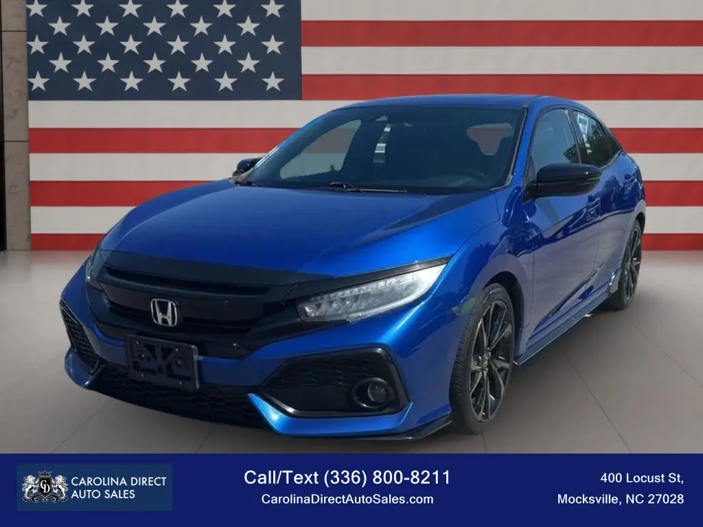 Blue 2017 Honda Civic Sport Touring Hatchback 4D for sale in Mocksville, NC