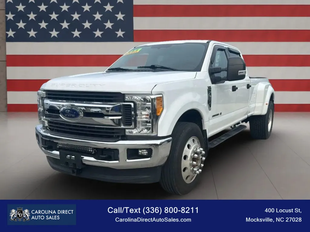 White 2017 Ford F350 Super Duty Crew Cab XLT Pickup 4D 8 ft for sale in Mocksville, NC